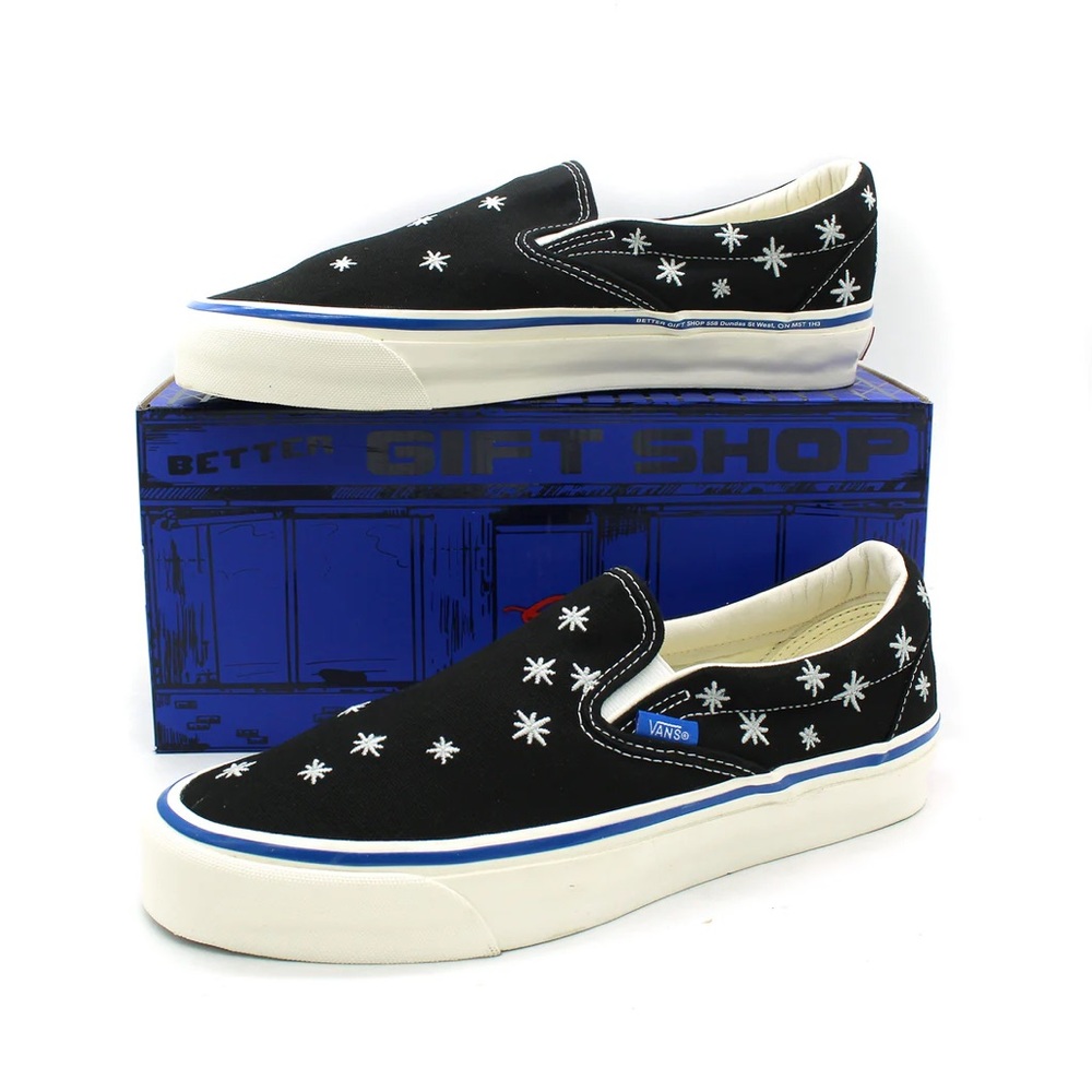Better™ Gift Shop - AOI Industry / Vans - Black "KiraKira" Slip On GLOW IN DARK